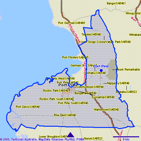 Port Pine Map
